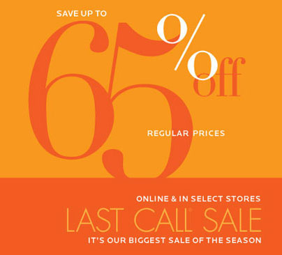 Up to 65% Off at Neiman Marcus Last Call: 7/13 - 7/20