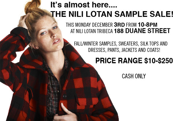 Nili Lotan Sample Sale