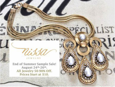 Nissa Jewelry Sample Sale