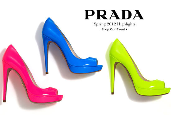 Saks Exclusive Prada Spring Shoe Event