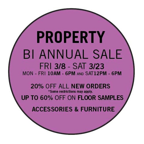Property Bi-Annual Sample Sale