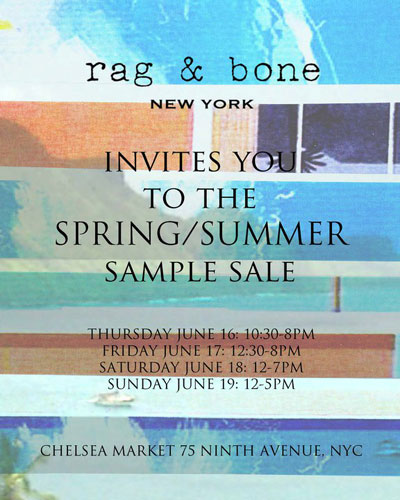 Rag & Bone Sample Sale