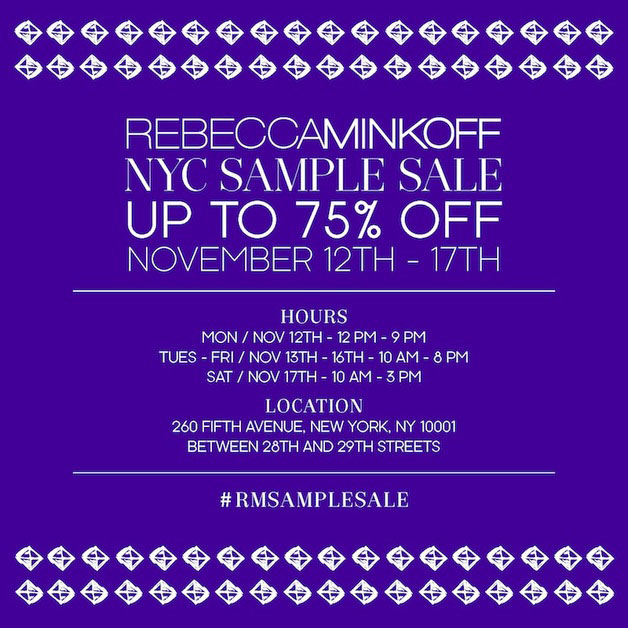 Rebecca Minkoff Sample Sale