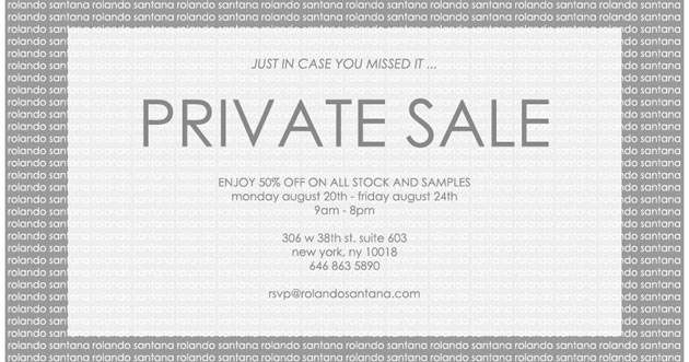 Rolando Santana Private Sale