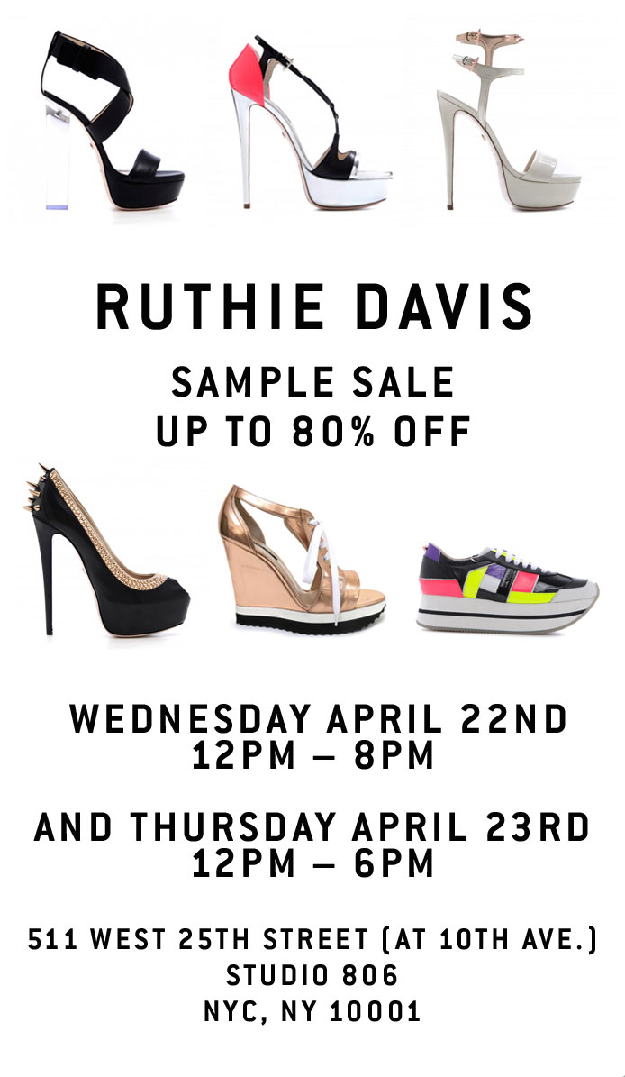 Ruthie Davis Sample Sale