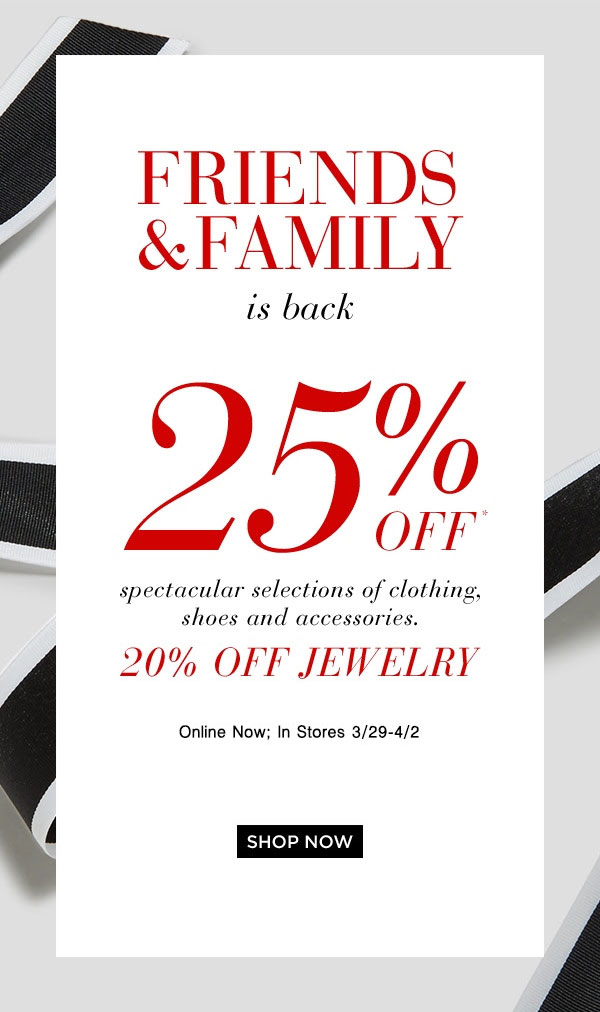 Saks Fifth Avenue Clothing & Accessories NY Family Sale