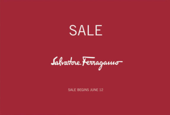 Salvatore Ferragamo Spring/Summer 2014 Retail Sale