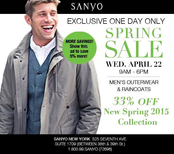 Sanyo Sample Sale