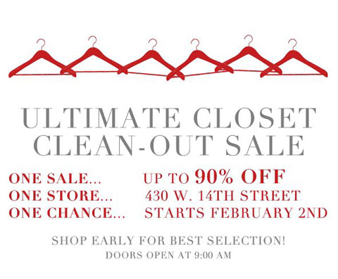Scoop Ultimate Closet Clean-Out Sale