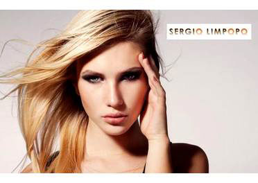 63% off Partial Highlights or Color Gloss with Cut & Blow Dry at Sergio Limpopo