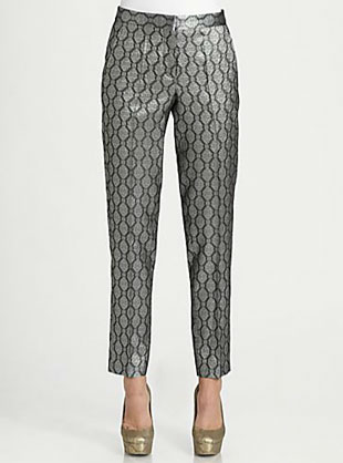 Stella McCartney Silk Brocade Pants