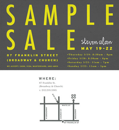 Steven Alan Sample Sale