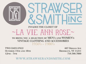 Strawser + Smith Vintage Designer Sale