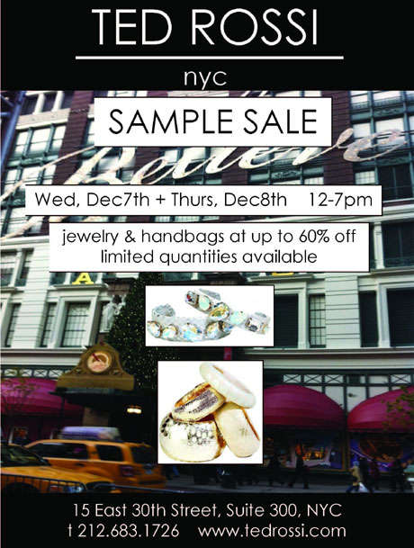 Ted Rossi Sample Sale