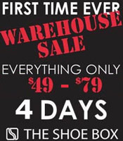 The Shoebox NYC Warehouse Sale