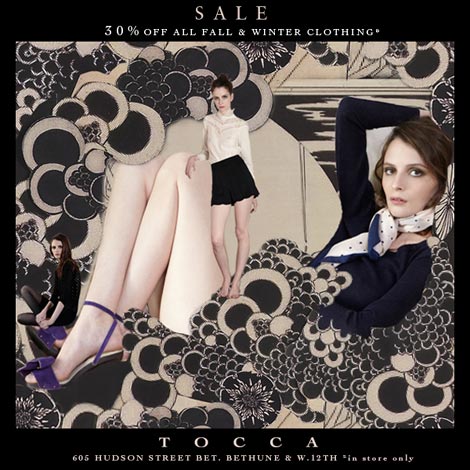 TOCCA Fall/Winter Retail Sale