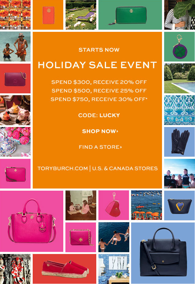 Tory Burch Thanksgiving Holiday Sale Event