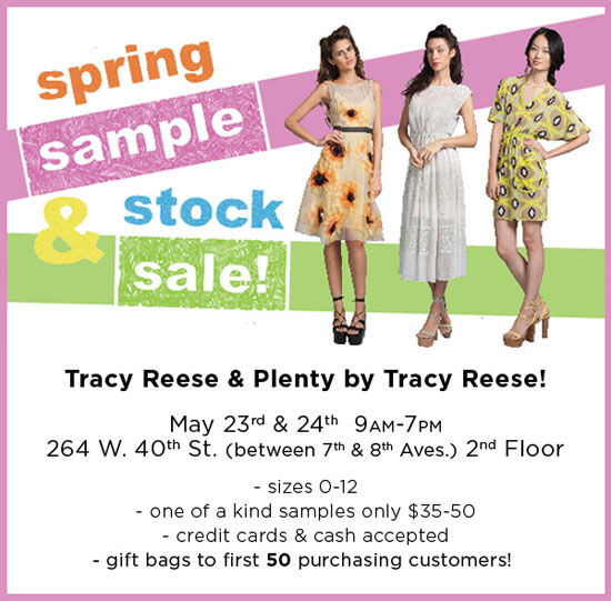 Tracy Reese Sample Sale