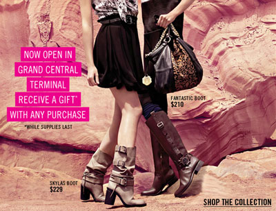 Free Gift with any purchase at Vince Camuto