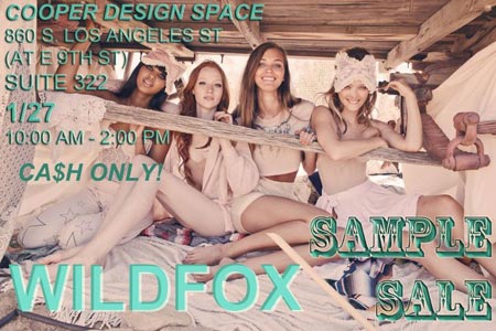 Wildfox Couture Sample Sale