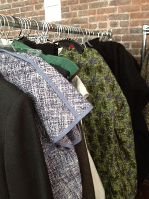 Winter clothing from this past season, including hats and gloves ($75) and women's coats ($500)