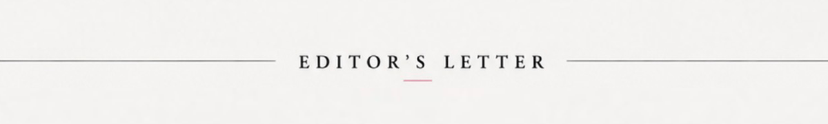 Editor's Letter