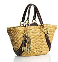 Juicy Couture Straw fashion tote bag