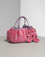juicy couture girls bow mini fluffy bag