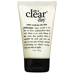 philosophy on a clear day super wash for oily skin sulfur