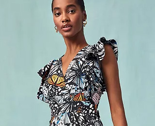 Mary katrantzou sales butterfly dress