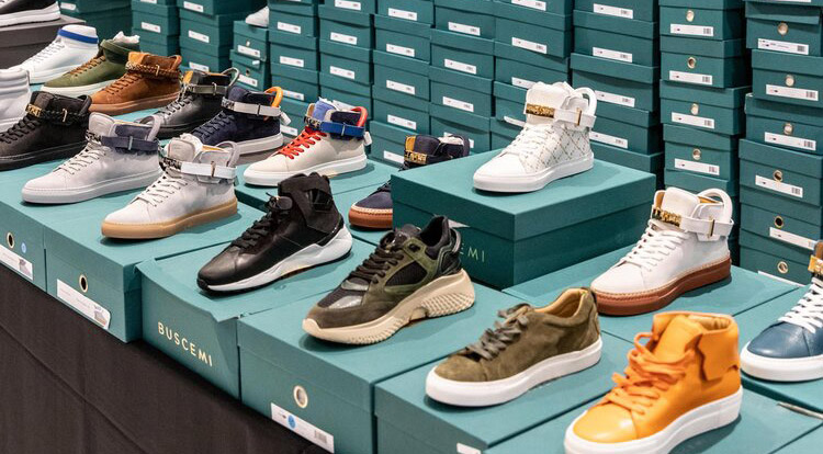 Buscemi Footwear Apparel New York Sample Sale in Images