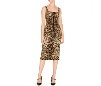 Dolce & Gabbana Leopard-Print Sleeveless Dress