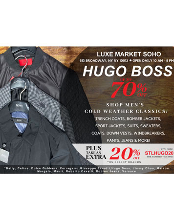 Hugo Boss Clothing New York at Luxe Market Soho