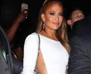 Insanely Sexy Hamel White Dress on Jennifer Lopez