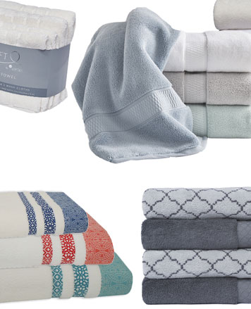 designer towels sale