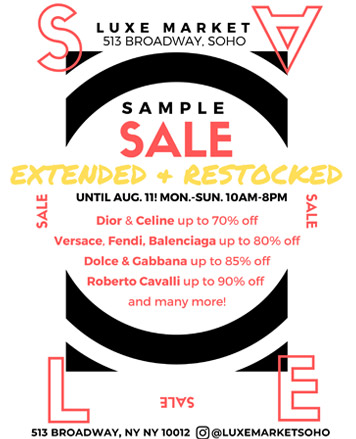 celine sample sale