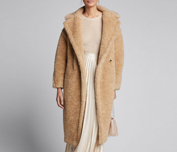 Maxmara Park Teddy Fleece Oversized Coat $4,150