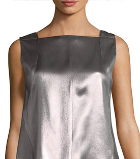  Narciso Rodriguez Silk Satin Tunic