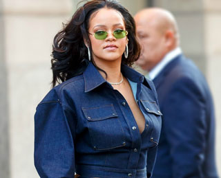 Rihanna’s Fresh Off the Runway All-Denim Outfit Is Totally Enviable