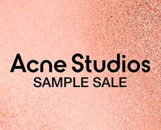 Acne Studios Sample Sale