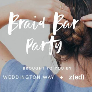 Weddington Way's Braid Bar Party in Banana Republic Store